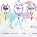 Purple Silver Balloon Garland 127 Pcs 18In 12In 10In 5In Latex Balloons Arch Kit for Halloween Retirement New Year Graduation Birthday Party Decors (Purple Silver)