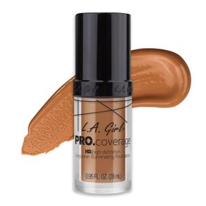 L.A. Girl Pro.Coverage Illuminating Foundation, Sand GLM650