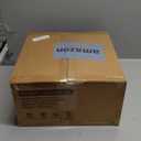 Laundry Hamper Large Laundry Basket with Leather Handles, Decorative Storage Cotton Rope Woven Basket for Blankets, Clothes Hamper for Living Room, Jute & White, 85L