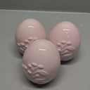 Easter Egg Decoration 3 pc Pink