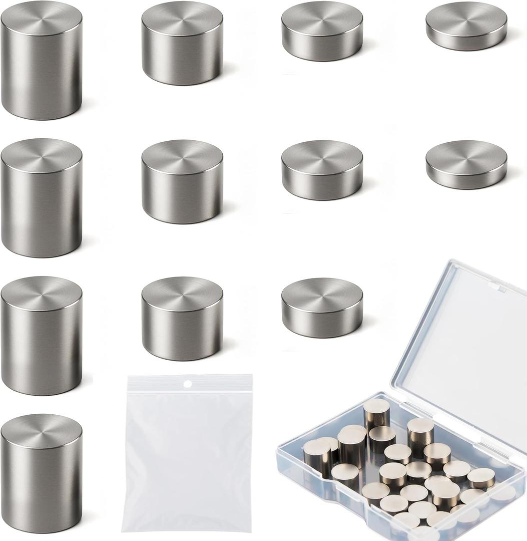 Tungsten Weights, 42 Pcs 3.25 Oz Cylindrical Pinewood Derby Car Kit, 4 Different Sizes of Incremental Cylinders with Case, 3/8 Inch