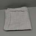 OTOSTAR Set of 2 Linen Throw Pillow Covers with Inserts Included Decorative Square Pillowcases with Inserts 22x22 Inch for Home Decor Sofa Bedroom Car 55 x 55 CM Light Grey