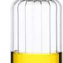 HAIZEEN 16 oz/480ml Non-Drip Olive Oil Dispenser Bottle 100% Glass Oil Carafe Decanter for Kitchen Oil & Vinegar Cruet for Cooking & BBQ