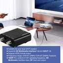 HDMI to RF Modulator, HDM61 VHF HDMI to RF Converter Adapter for TV NTSC Format Output, 1080P PLL Control for Home TV Game Console