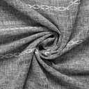 Horaldaily Grey Cotton Blend Tablecloth 52×70 Inch Rectangular, Farmhouse Style, Wrinkle Resistant Washable Table Cloth, Hemstitched Embroidery Table Cover for Home