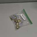 khtumeware 2-Pack Heavy Duty Solid 1-1/2 Inch Vintage Cabinet Knob with Backplate,Antique Brass Drawer Knobs with Back Plate, Ideal for Dressers and Kitchen cabinets.