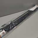 Reinforced 42" Tall x 75" Wide Retractable Baby Gate with Support Rods - Prevents Crawling Under Extra Tall Pet Gate Indoor Mesh Gate Outdoor Long Baby Gate Tall Dog Gates for Doorways, Black