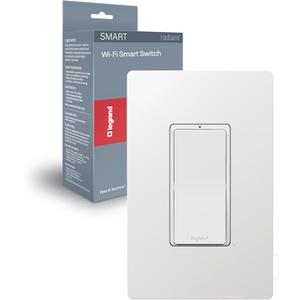 Legrand Wi-Fi Matter Smart Switch, Effortless Setup, Enhanced Compatibility with Apple HomeKit, Google Home, Alexa & SmartThings, Easy Wi-Fi Connectivity with Matter, Pack of 1