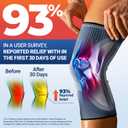 DR. BRACE ELITE Knee Brace with Size Stabilizer (2 Pack) Knee Brace for Women & Men, Workout, Sports, Daily Knee Compression Sleeve for Maximum Knee Pain Support & Fast Recovery (Uranus, X-Large) 2