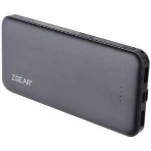 Zgear Sli. Power Bank With ZGear (10,000mAh) Slim Power Bank with Dual Charging Ports - Black
Charging Ports