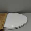 Bemis 1500EC 390 Lift-Off Wood Elongated Toilet Seat, Cotton White (Pack of 1)