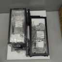 Large Size Outdoor Wall Light Fixtures, Exterior Lighting Fixtures Porch Sconces Wall Mounted, Waterproof Black Outdoor Wall Lanterns Lamps, Outside Lights for House Patio Front Door Entryway, 2-Pack