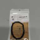 Evil Eye Bracelet 6mm Natural Stretch Adjustable Beaded Bracelets for Men ,M Size