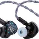 Linsoul Kiwi Ears Astral 1DD+6BA Hybrid in Ear Monitor, Wired Earbuds, HiFi Studio Recording &Mixing Earphone, Portable Gaming IEMs for Professional Music Engineers Audiophiles (Blue)