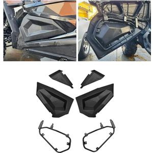 ECOTRIC 2879509 Lower Door Panels Insert Kit Compatible with 2014-2023 Polaris RZR 900 1000 XP S Turbo 2 Door W/OEM Style Frame
