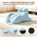 Memory Foam Wedge Pillow for Intimacy Couples, Ergonomic Support Pillow