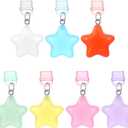 Mabor 7-Pack Silicone Dust Plug Charms, Easy-Grip USB-C/Type C Port Covers for Smart Phone, Cute Colorful Tech Accessory