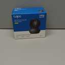 Tapo 1080P Indoor Pan/Tilt Wired Security Camera - Works as a Baby & Pet Monitor, Motion Detection, 2-Way Audio, Siren, Night Vision, Subscription-Free Local Storage or Optional Cloud, Black, C201