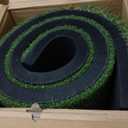 Dual-Turf Golf Mat 36mm: 5x4ft/5x5ft Extra Thick Golf Hitting Mats Practice Outdoor Indoor, High-Density Artificial Hitting Training Matt for Garage Simulator Chipping Driving Swing