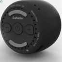 Babelio White Noise Sound Machine for Adults Kids Baby, Mini, 15 Non-looping Sounds, Timer, Memory Function, Easy to Pocket and Travel Black