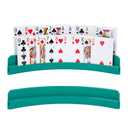 2 Packs of Double-Layer Card Holders, Playing Card Holder for Kids Adults Hands Free Card Holder for Family Card Game Nights Poker Parties