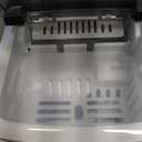 Silonn Ice Maker Countertop, Portable Ice Machine with Carry Handle, Self-Cleaning Ice Makers with Basket and Scoop, 9 Cubes in 6 Mins, 26 lbs per Day, Ideal for Home, Kitchen, Camping, RV (26lbs, Black)