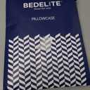 BEDELITE King Size Pillow Cases Set of 2, Rayon Derived from Bamboo, Cooling Pillow Cases for Hot Sleepers & Night Sweats, Breathable and Silky Soft Envelope Pillowcases(Navy Blue, 20"x36")