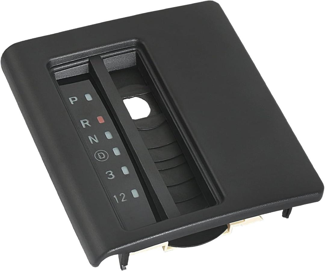 Shifter Bezel Cover for Automatic Transmission Floor Console Compatible with Jeep Cherokee XJ 1997-2001 PRNDL Shift Indicator Panel Gear Selector Repair Accessories Parts 55115615