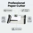 Heavy Duty Rotary Paper Cutter 15 Sheet, 14" Precision Paper Trimmer with Auto Clamp, Clean Cuts for Cardstock, Photos, Crafts & Office Use