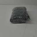 Yeaban Dark Gray Bathroom Rugs  Thick Chenille Bath Mats | Absorbent and Washable Bath Rug Non-Slip, Plush and Soft Rugs for Bathroom, Kitchen, Shower, Sink - 17" x 24"