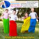 LINAYE Field Day Games Outdoor Activities, Carnival Lawn Yard Picnic Family Reunion Games Tug of War Rope Sack Race Bags for Adults and Kids Ring Toss Egg and Spoon 3 Legged Race for Birthday Party
