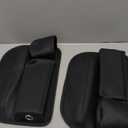 2026 Upgraded 2 PC (L+R) Premium Leather Car Seat Gap Filler Organizer with Cup Holder & Storage Slot/Bag Fits Front Seat, Holds Phone, Glasses, Cards,Keys,Car/SUV/Truck Christmas Gifts