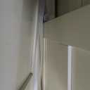 Kitchen Storage Cabinet Sideboard Buffet Cupboard Wood Sliding Door Pantry White