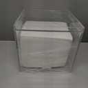 Ourmed Life Clear Acrylic Face Towel Holder, Organizer Box for Bathroom Countertop Storage, Disposable Face Towels Container and Face Towel Clear Box with 50 Count Clean Facial Towels Included