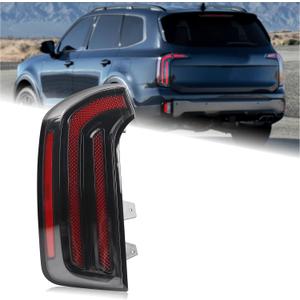 LED Type Tail Light Rear Lamp Assembly Compatible with 2023-2025 Kia Telluride EX/SX/X-Line/X-Pro Models Left Driver Side 92401-S9600 KI2804170