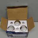 E17 Intermediate Base LED Bulb, 6W (60 Watt Equivalent) G14 Globe Ceiling Fan Light Bulbs, Soft White 2700K, 600 Lumens, Non-Dimmable, Pack of 6