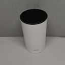 OOU Universal Knife Block Holder - Round Kitchen Knife Storage Unique Slot Design to Protect Blades, Space Saver Knife Organizer Detachable for Easy Cleaning, White