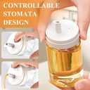 6Pcs Small Oil and Vinegar Dispenser Bottles, 3.4oz/100ml Leak-proof Glass Cruet Bottles, BPA Free Cooking Oil Container for Kitchen Organization Salad Dressing Balsamic Soy Sauce