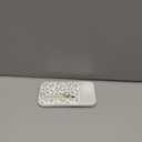 for iPhone 15 Phone case with Card Holder with Compatible magsafe Magnetic, Key Chain PU Leather Flip Kickstand Detachable 2-in-1 Wallet case for Apple15 Women Men-White Leopard