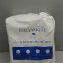 JOLLYVOGUE Pillows Standard Size Set of 4, Washable Supportive Full Size Bed Pillows with Super Soft Down Alternative Fill, Luxury Fluffy Hotel Quality for Side, Back and Stomach Sleepers