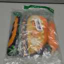 Halloween Pumpkin Dog Sweater, Knit Pet Costume, Orange and Black Fall Winter Outfit for Small Dogs and Cats (Large)