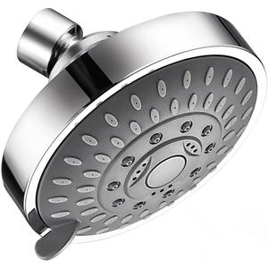 Shower Head High High Flow Pressure Rain Fixed Showerhead 5-Setting with Bathroom Showerhead with Adjustable Brass Ball Joint - for Luxury Shower Experience Even at Low Water Pressure
