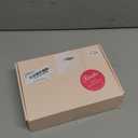 REECHO Beanie Hat Wig, Women's Warm Knitted Beanie Hat with 12" Chocolate Brown Hair Extension, Beige