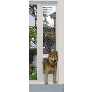 Ideal Pet Products 94 E-Z Fit VPP Vinyl Patio Pet Door, Adjustable Height: 92-3/4" to 94-1/2", 10.5" x 15" Flap Size