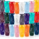 party greeting 24 Pcs Employee Appreciation Gifts 16oz Plastic Cups with Lids Thank You Gifts for Staff Coworker Reusable Tumblers Thank You Cups for Teacher Nurse(Inspiration)
