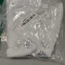 18 Inches Christmas Tree Skirt, White Plus Xmas Tree Skirt with Silver Snowflake Sequin Decoration for Christmas Tree Decoration Party Supply