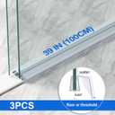Yecaye 3 Pack 3/8" x 39" Sliding Shower Door Bottom Seal, Shower Door Sweep