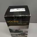 Small Portable Space Heater for Indoor Use - VOCRS 1500W PTC Electric Heater with Thermostat, Remote Control, 12H Timer, Eco and Fan Mode, Rapid and Safe Heating for Bedroom, Office