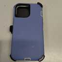 OtterBox iPhone 13 Pro Max & iPhone 12 Pro Max Defender Series Case - Fort Blue, Rugged & Durable, with Port Protection, Includes Holster Clip Kickstand