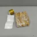 24Pcs Christmas Bows 5 x 7 Inch Velvet Bows for Christmas Tree 3/8 Inch Wide Christmas Tree Bows Vintage Velvet Ribbon (Khaki)